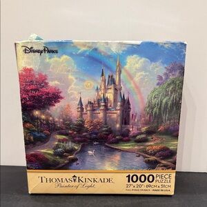 Disney Parks Kinkade A New Day At The Cinderella Castle 1000 Piece Puzzle